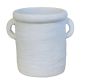 Large White Terracotta Pot