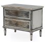 Two Drawer Zinc Top Chest