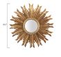 Round Sunburst Mirror
