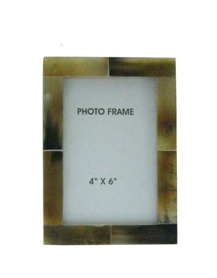 4” x 6” Brown Horn Frame