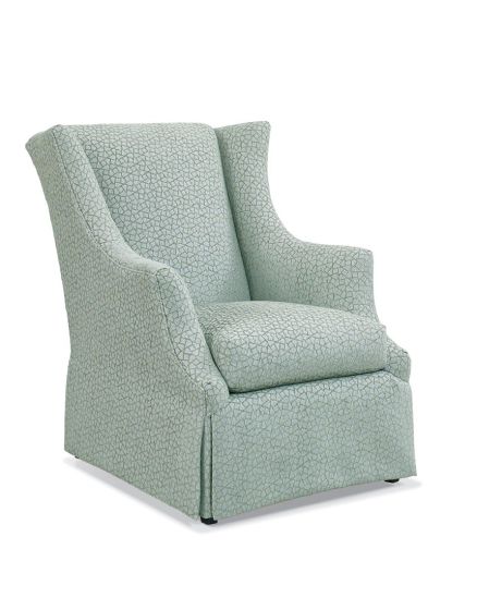 Hessway Blue Wing Back Chair