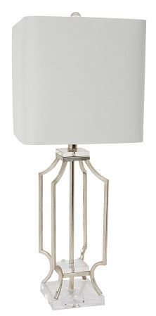 Silver Metal Lamp