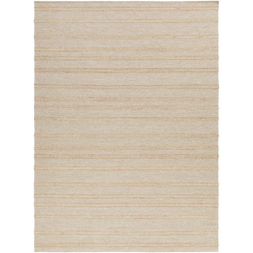 Neutral 2'x3' Wool & Jute Rug