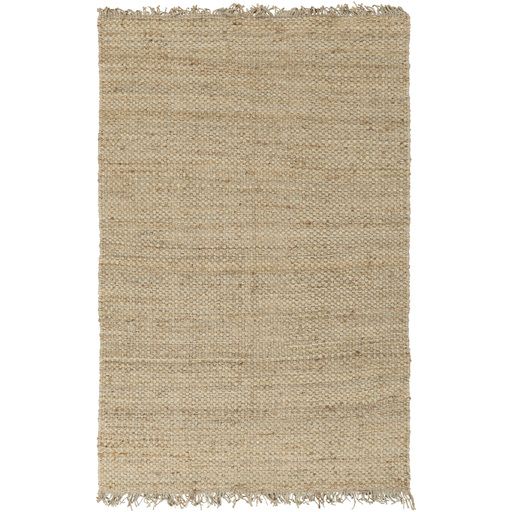 Natural 8'x10' Jute Fringe Rug