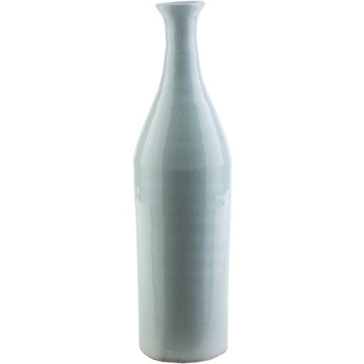 Small Aqua Ceramic Vase
