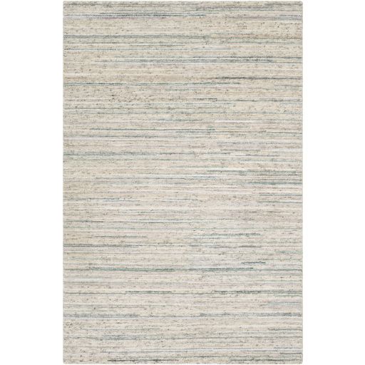 Cream, Sage, and Gray Rug