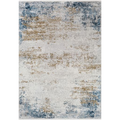 Blue and Yellow 2x3 Rug