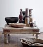 Metal Plate Wood Pillar Holder