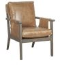 Bone Leather Sling Chair