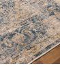 Blue, Taupe & Mustard Rug