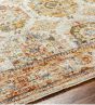 Mustard, Cream & Red Rug