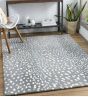Medium Gray Animal Print Rug