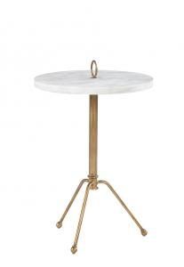Gold White Stone Top Table