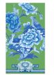 Green & Blue Plate Guest Towel