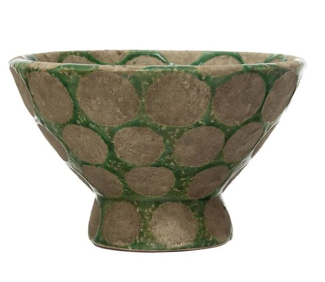 Terracotta Footed Bowl