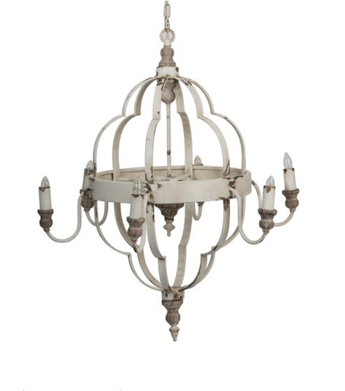 Shabby Chic Metal Chandelier