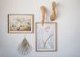 Framed Vintage Storks Image
