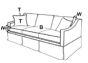 Max Natural 3Over3 Studio Sofa