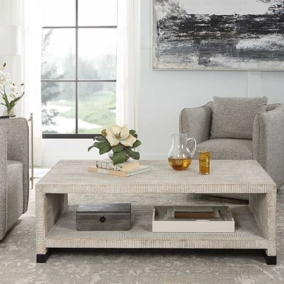 Natural Wood Coffee Table