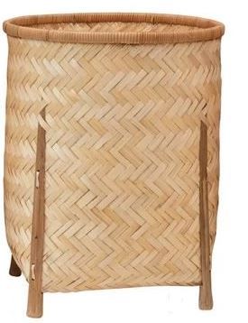 Large Bamboo Legged Basket