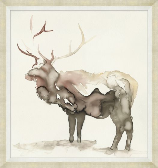 Watercolor Stag 2