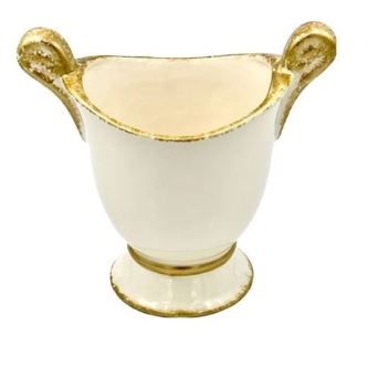 Savoy White & Gold Cachepot
