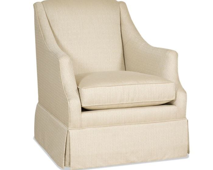 Beige Lark Swivel Glider