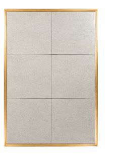 Gold Antiqued Tile Mirror