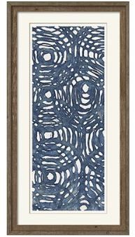 Blue Circular Design Art