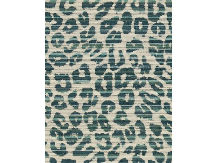 Teal Green Animal Print Pillow