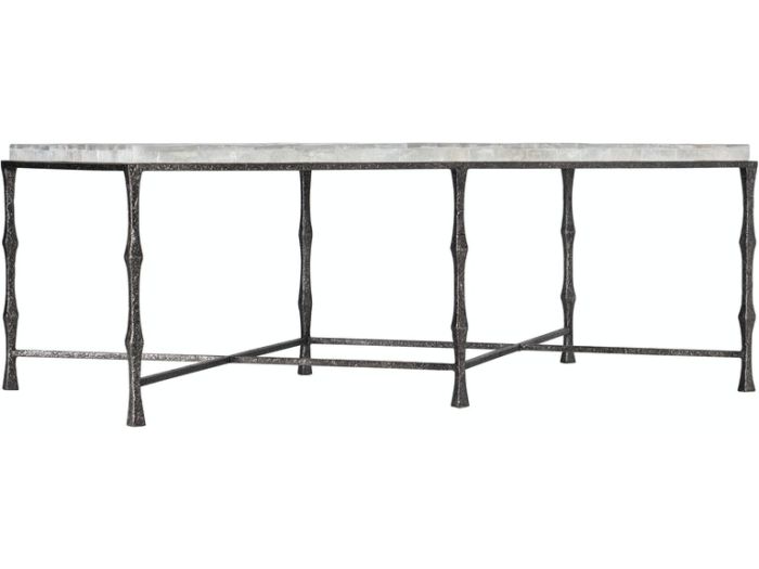 White Stone Tiled Coffee Table