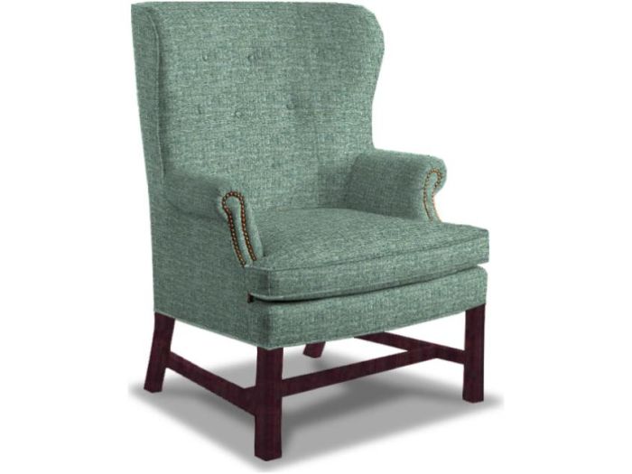 Moffitt Turquoise Wing Chair