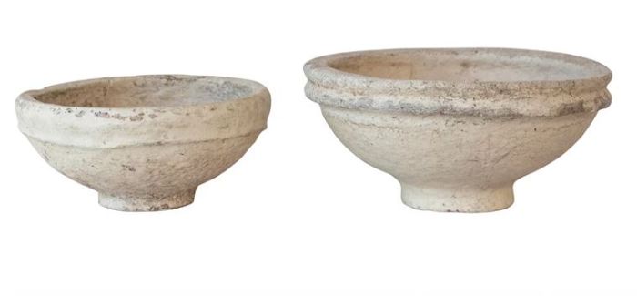 Small Found Paper Mache Bowl