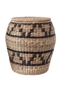 Large Rattan & Abaca Basket