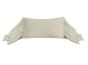 Light Tan Long Ruffled Pillow