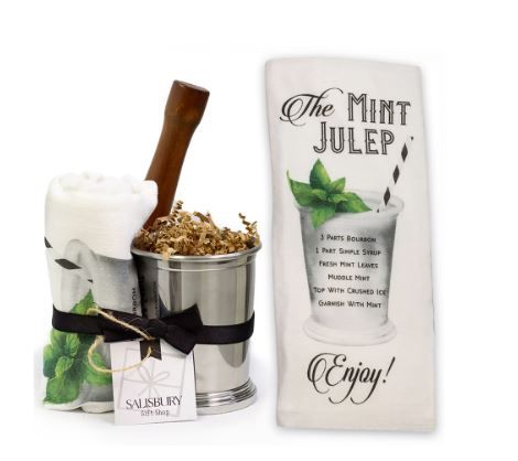 Stainless Mint Julep Gift Set