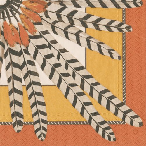 Plumes Brazil Cocktail Napkin