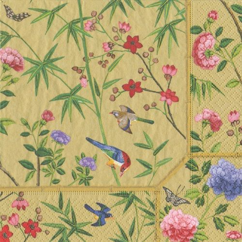 Chinese Wallpaper Gold Cocktail