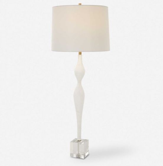 White Chalk Table Lamp
