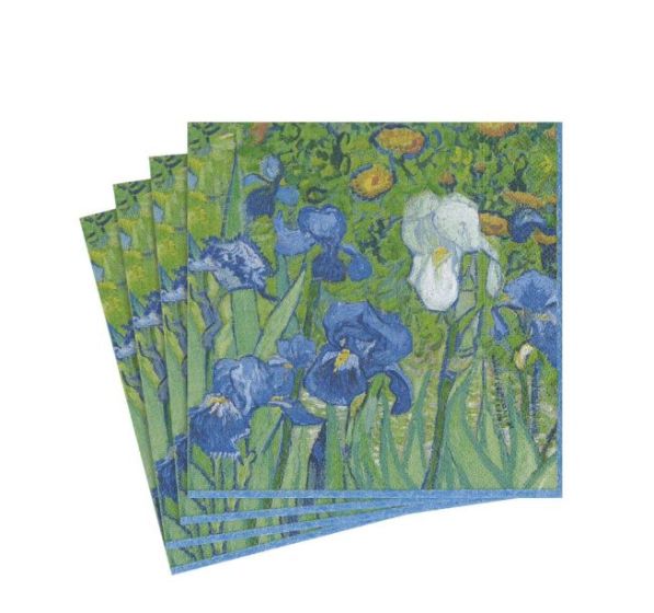 Van Gogh Irises Cocktail Napkin