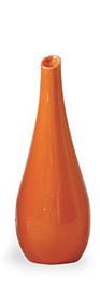 Small Sleek Orange Vase