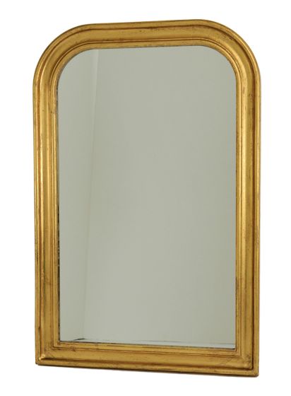 Antiqued Gold Leaf Mirror