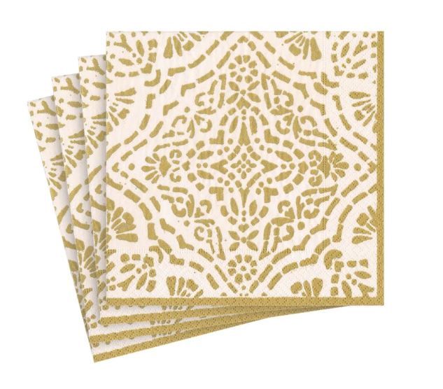 Annika in Ivory & Gold Cocktail