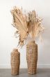LG Water Hyacinth & Rattan Vase