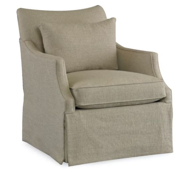 Azriel Swivel Glider Seafoam