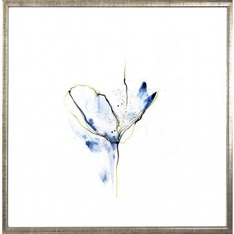 Framed Watercolor Abstract IV