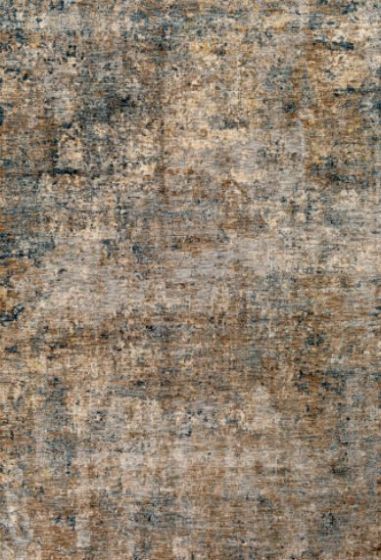 Dark Blue & Dark Brown Rug