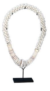 Large White Shell Necklace