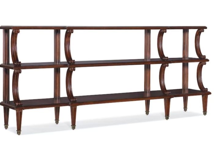 Three Shelf Console Table