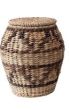Handwoven Rattan & Abaca Basket